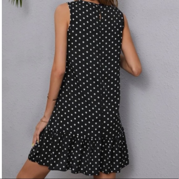 Boho polka dots ruffle hem dress - Picture 11 of 16